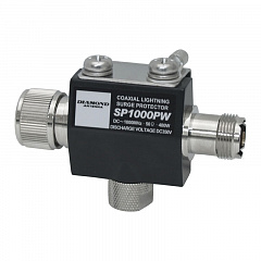 Грозозащита с разъемами UHF мама и UHF папа ГРОЗОРАЗРЯДНИК DIAMOND SP1000PW