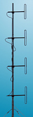 Антенны дипольные D1 VHF, D2 VHF, D4 VHF, D8 VHF 136-174 МГц