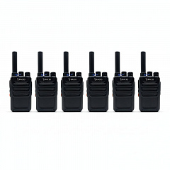 Комплект раций Racio R110 (6 шт.) для стройки