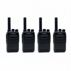 Комплект раций Racio R110 (4 шт.) для стройки