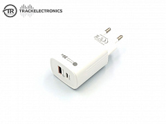 Блок питания 220V выход 1 USB+1 TYPE-C 36W (белый) Fast Charger